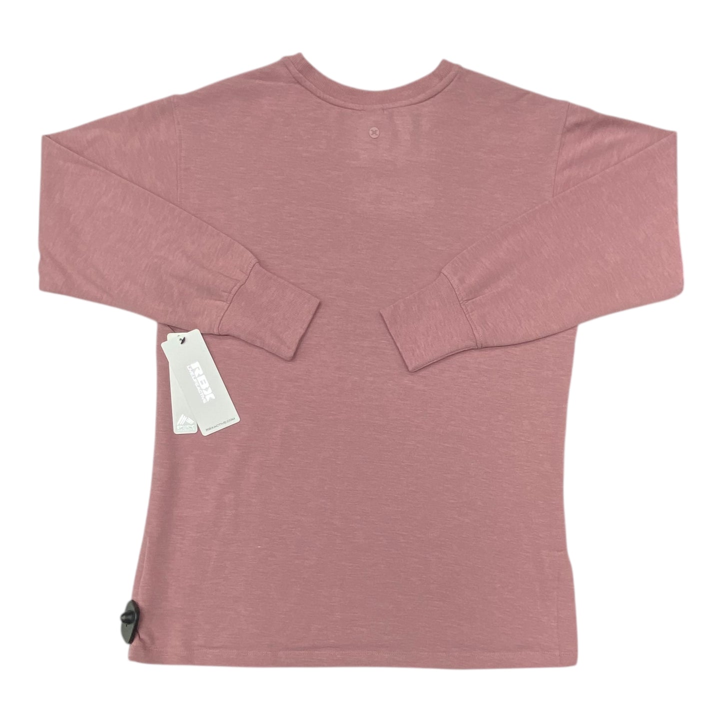 Athletic Sweatshirt Crewneck By Rbx In Pink, Size:M
