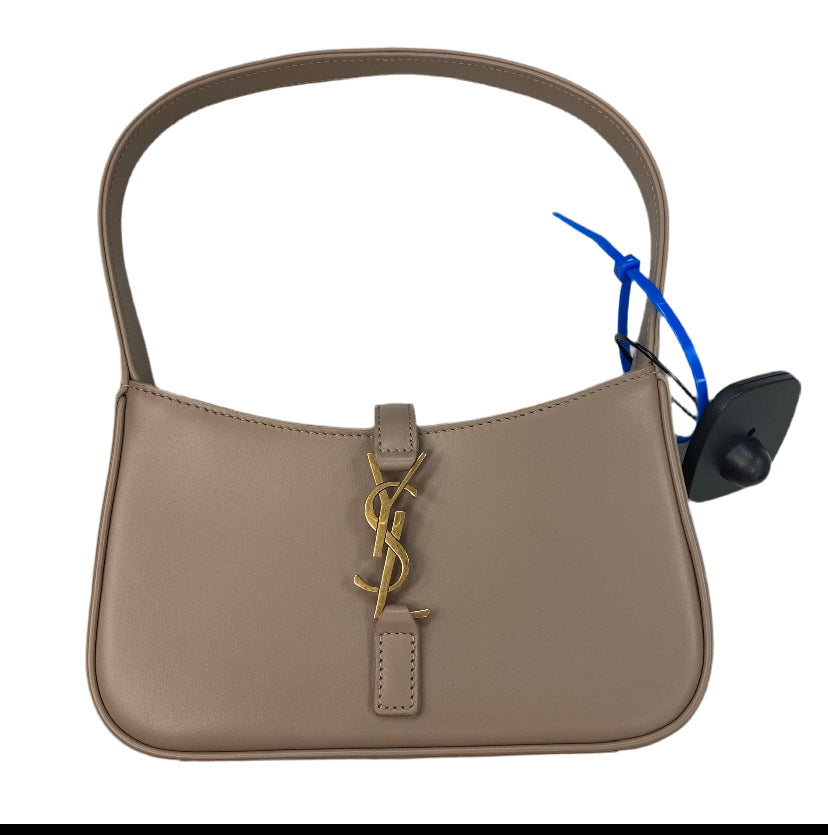 HANDBAG LUXURY DESIGNER by YVES SAINT LAURENT In TAUPE, Size: YSL LE 5 A 7 MINI