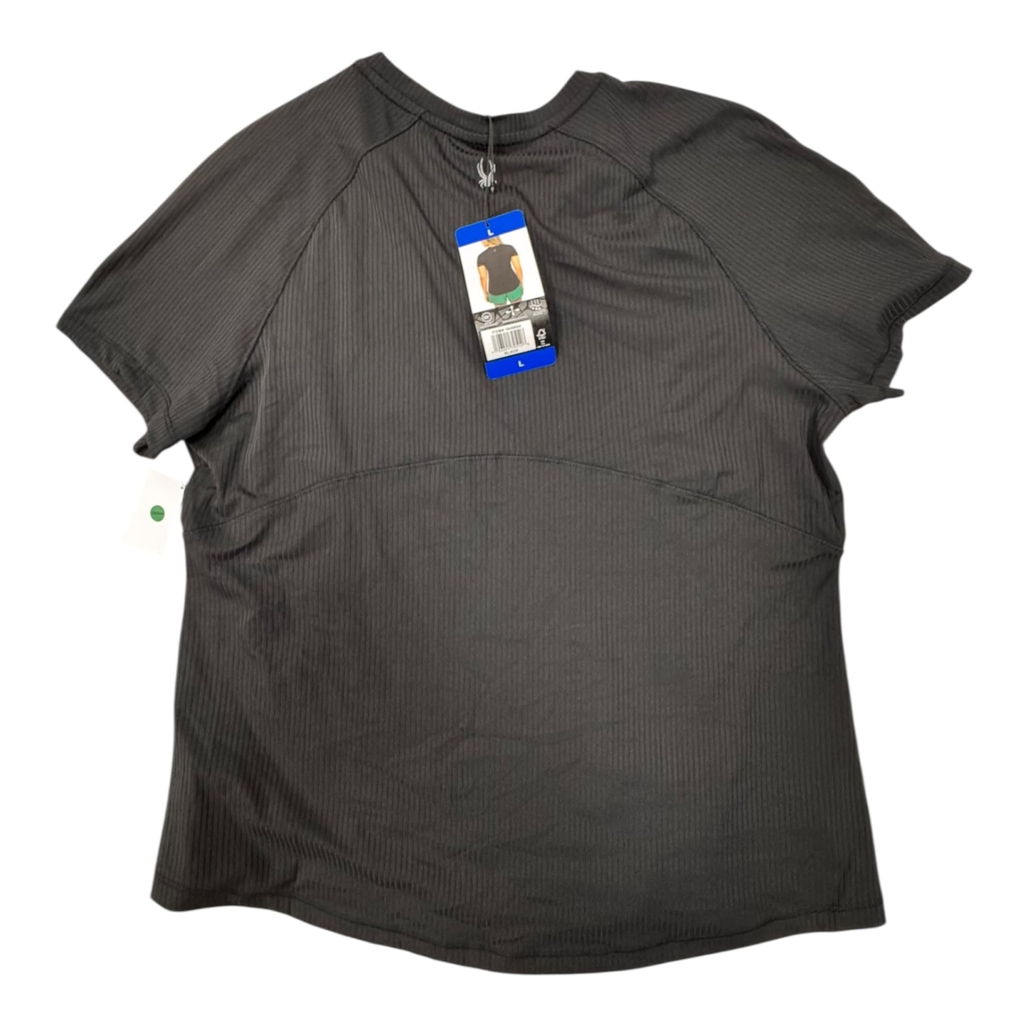 Athletic Top Ss By Spyder In Black, Size:L