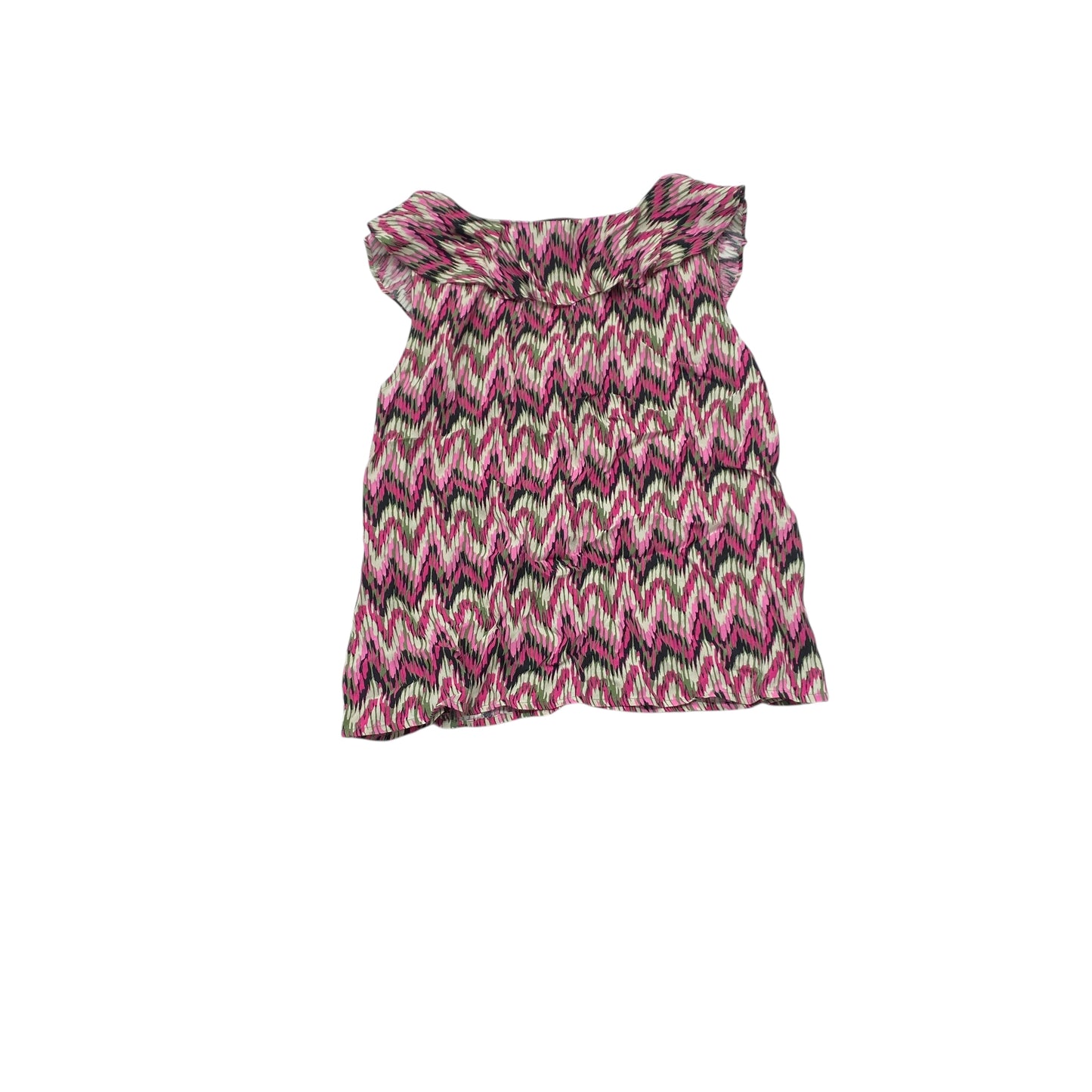 Top Sleeveless By Loft In Multi, Size:S