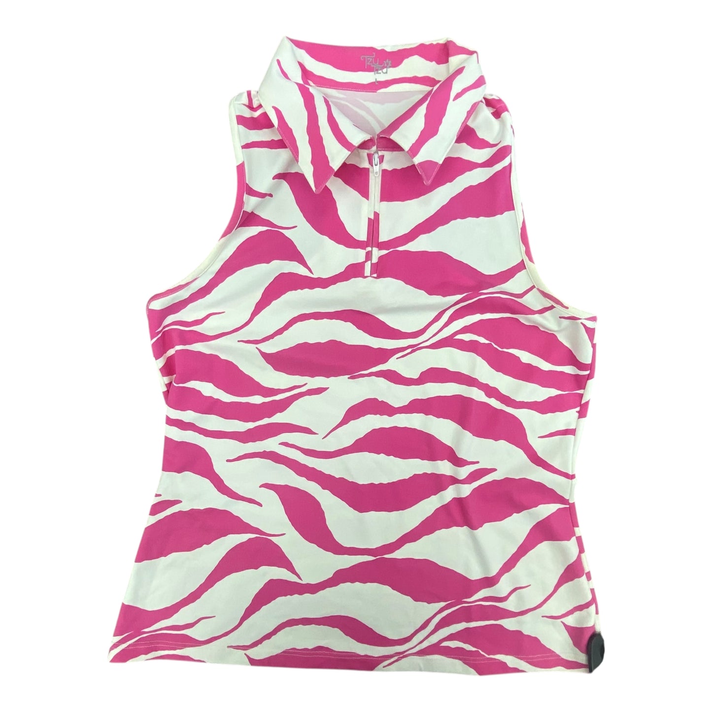 Top Sleeveless By Cmb In Animal Print, Size:L