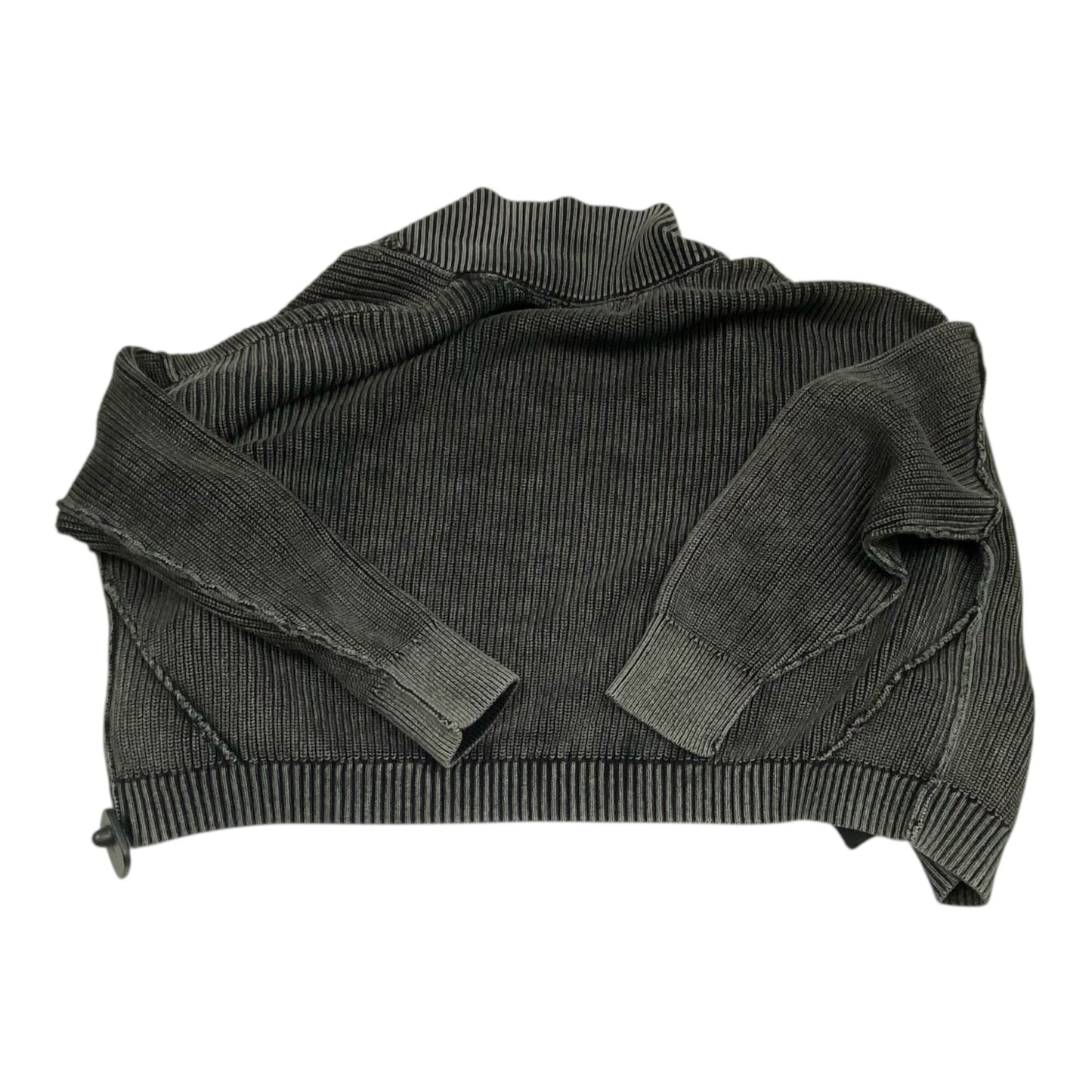 Sweater Cardigan By Cmc In Black & Grey, Size:0