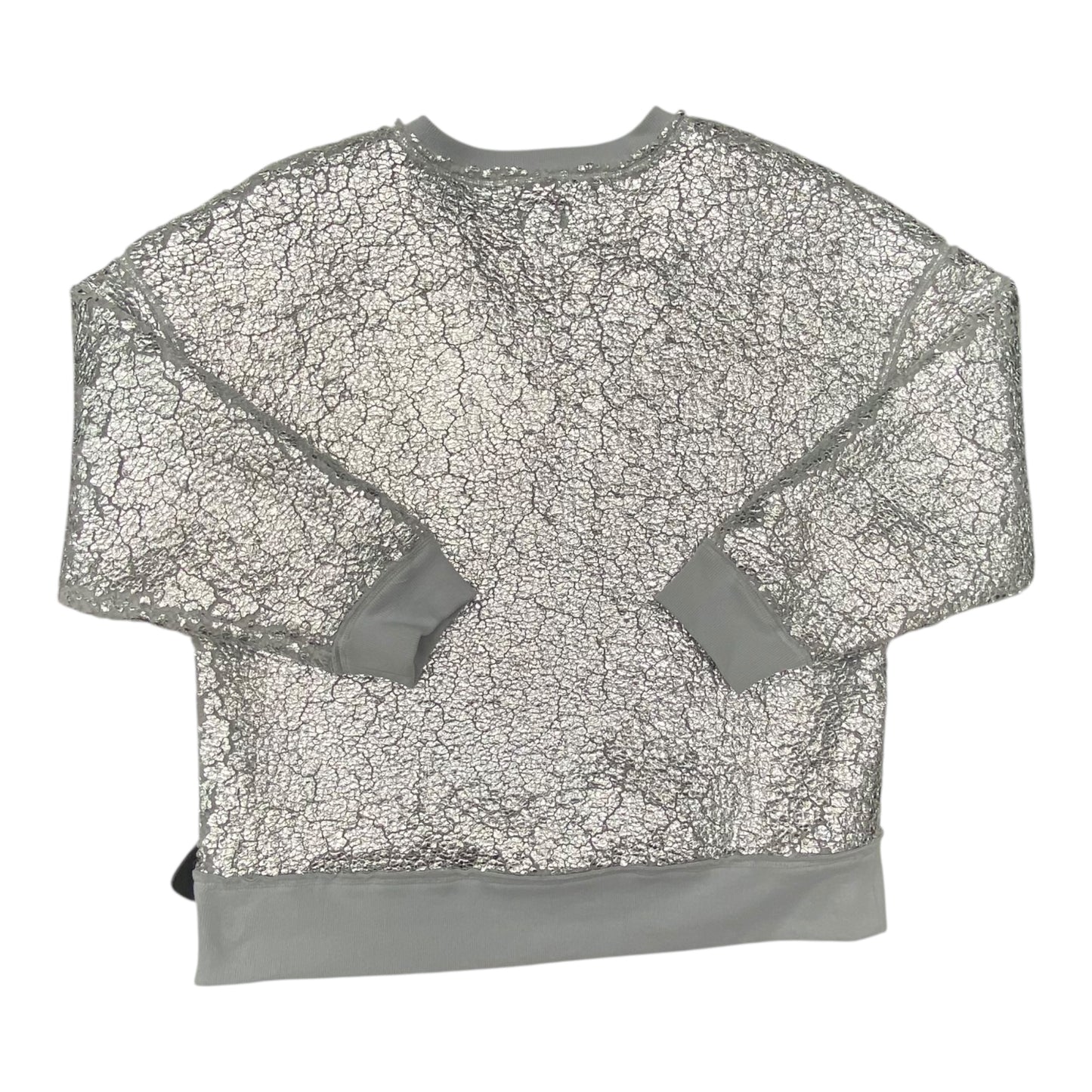 Sweater By Pilcro In Grey & Silver, Size:M