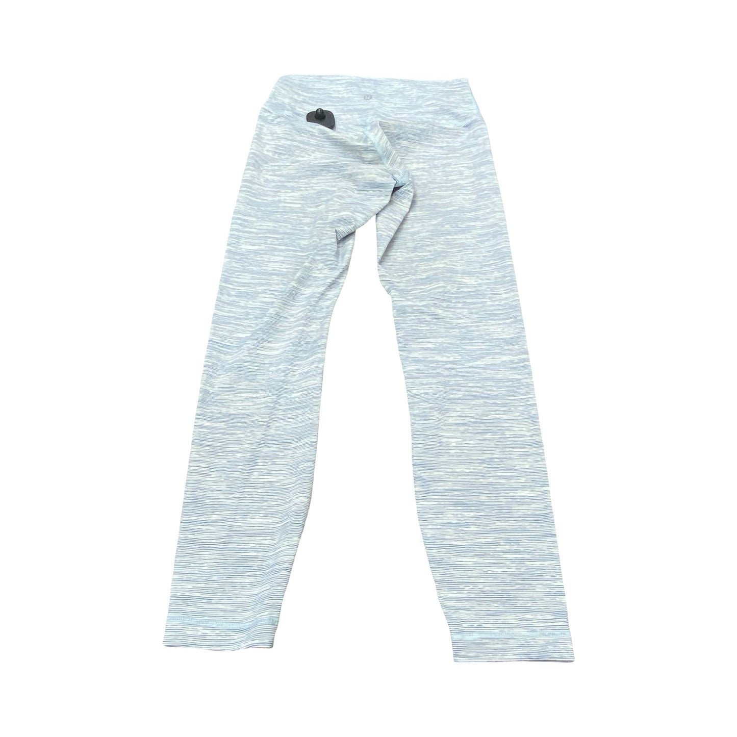Athletic Leggings By Lululemon In Striped Pattern, Size:6