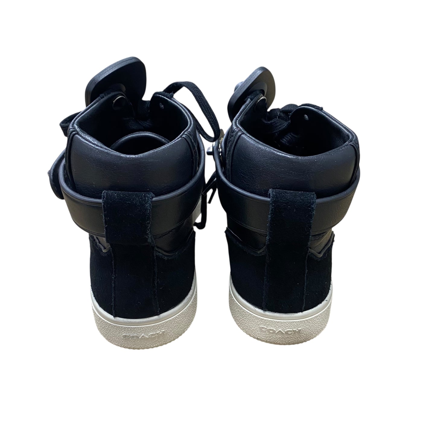 Shoes Designer By Coach In Black, Size:8
