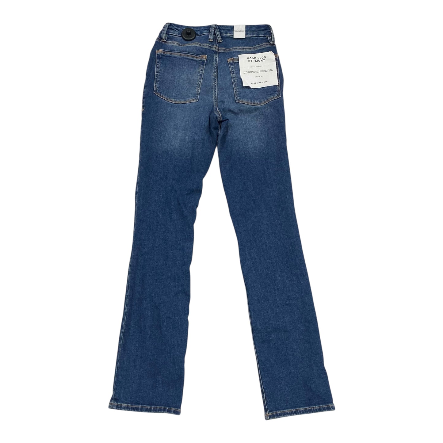 Jeans Straight By Good American In Blue Denim, NWT! Size:4