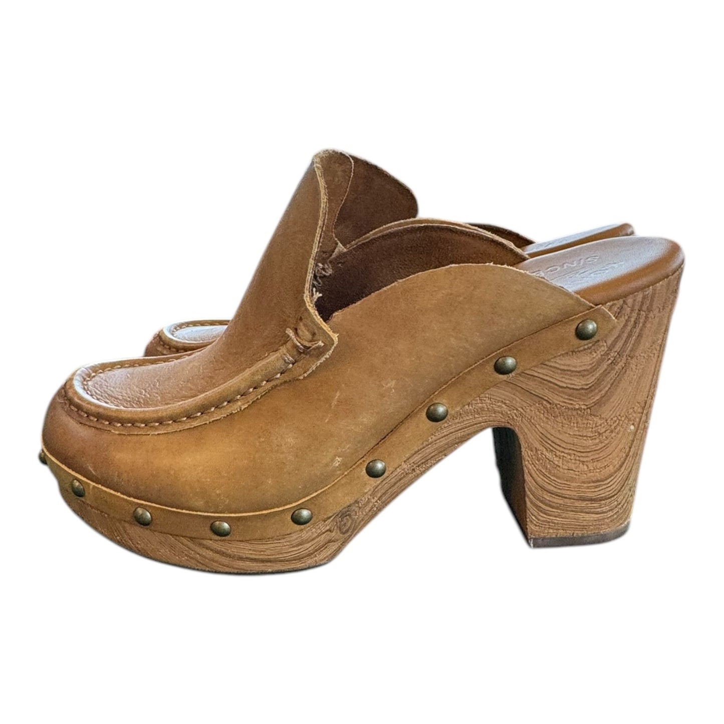 Shoes Heels Block By Kork Ease In Tan, Size:8