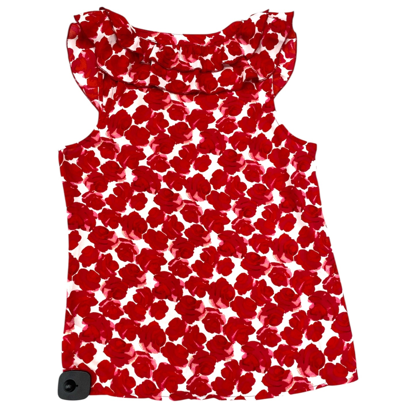 Top Sleeveless By Cabi In Red & White, Size:Xs
