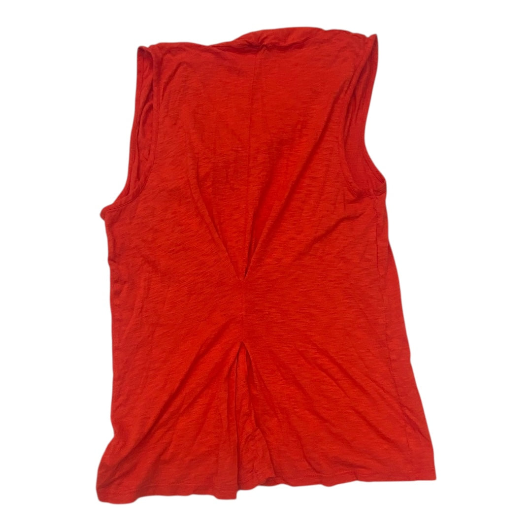 Top Sleeveless By Splendid In Red, Size:M