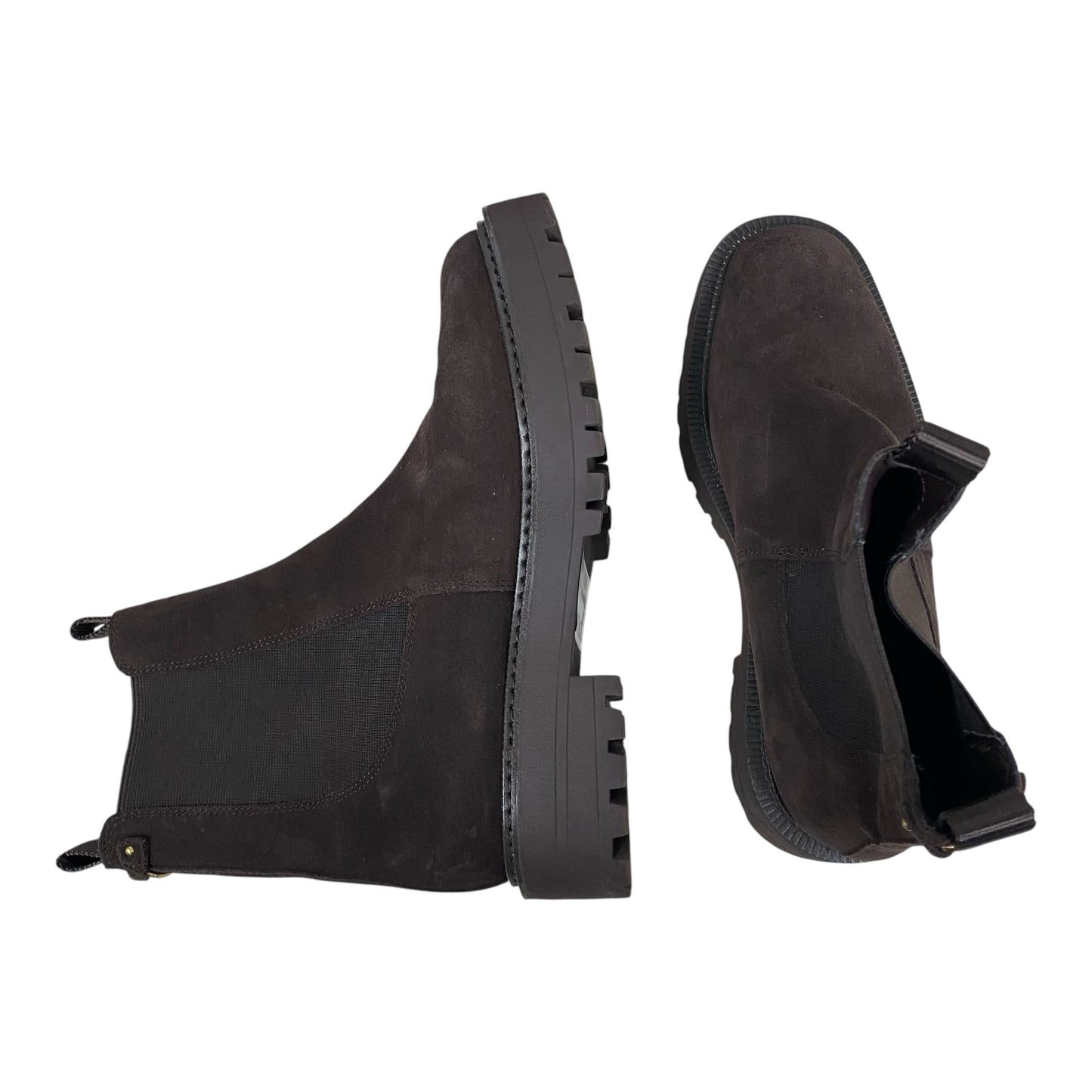 Boots Ankle Flats By Sam Edelman In Brown, Size:8
