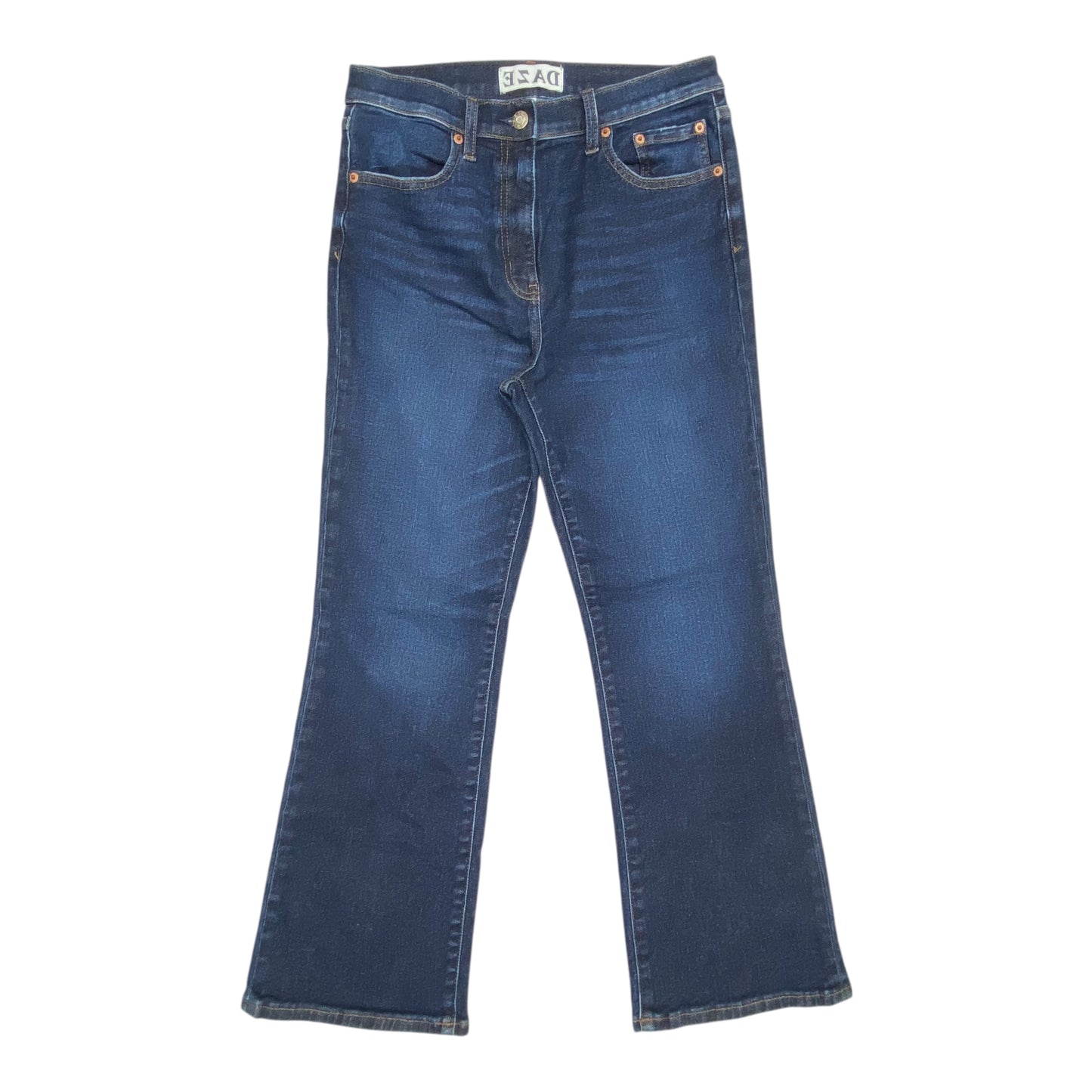 Jeans Boot Cut By Daze In Blue Denim, Size:8