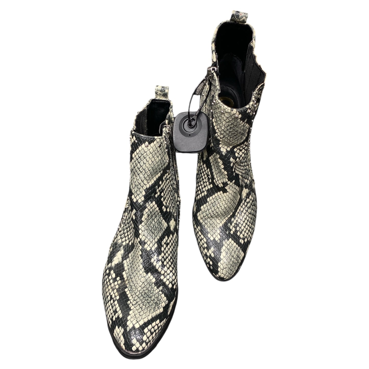 Boots Ankle Heels By Circus By Sam Edelman In Snakeskin Print, Size:8