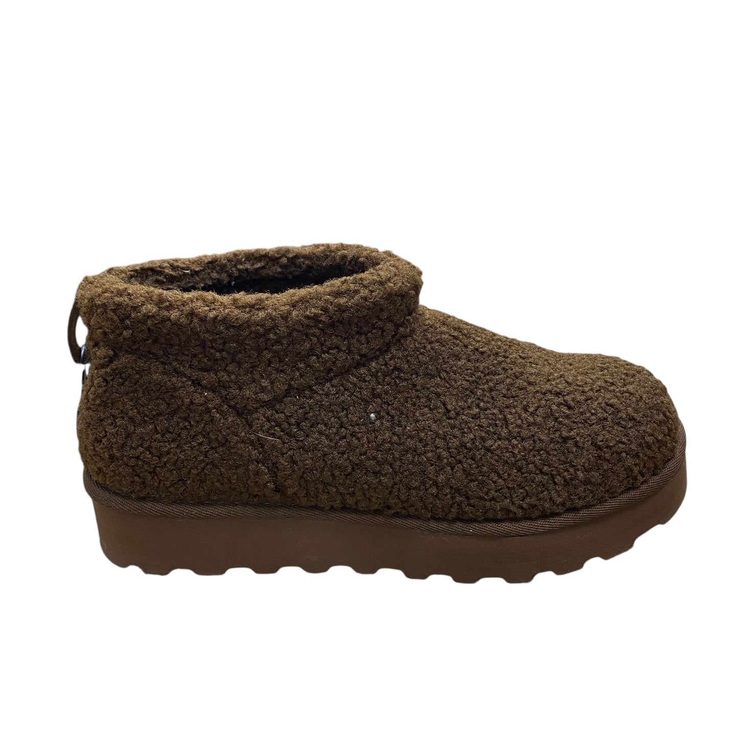 Boots Ankle Flats By Bearpaw In Brown, Size:8