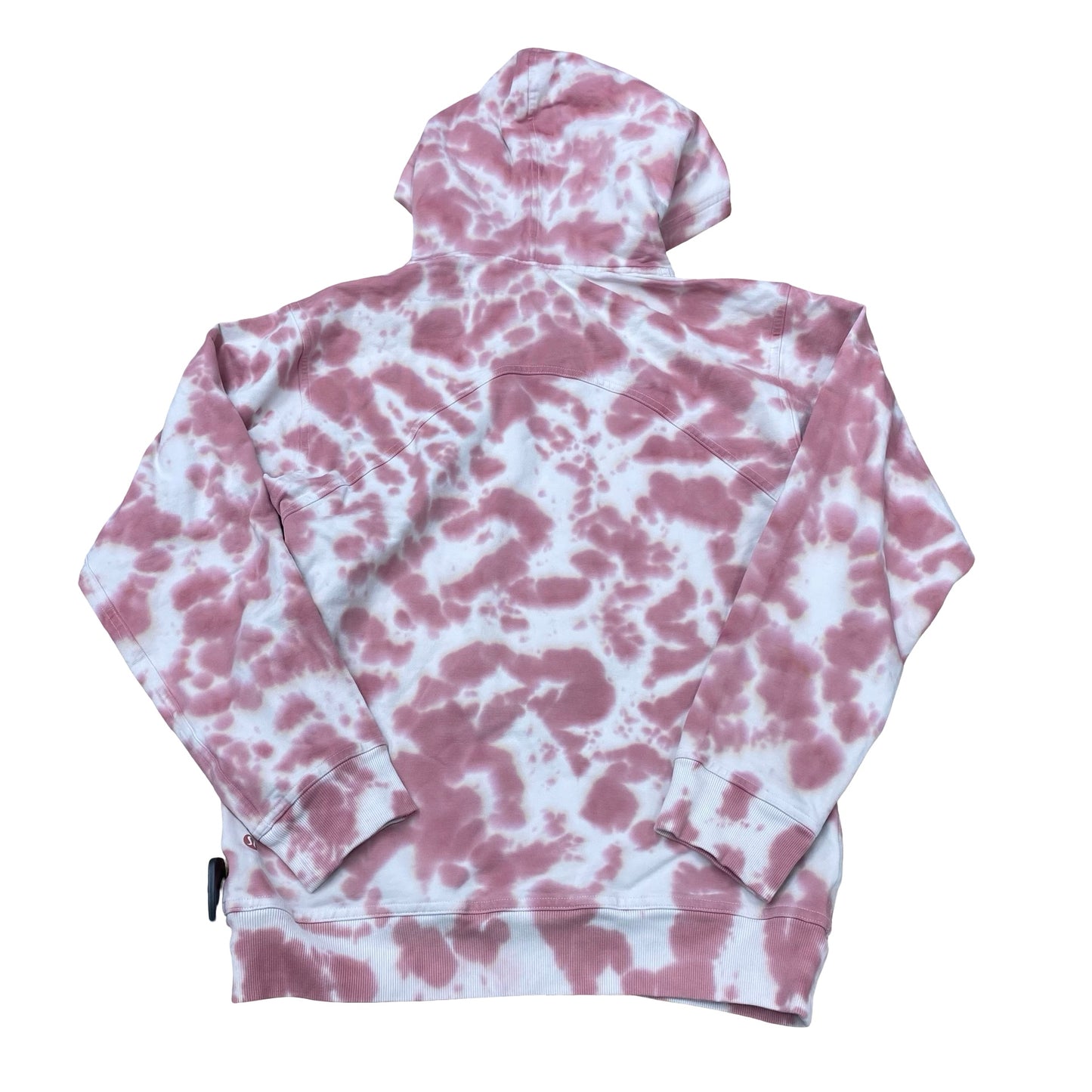 Athletic Sweatshirt Hoodie By Lululemon In Pink & White, Size:4