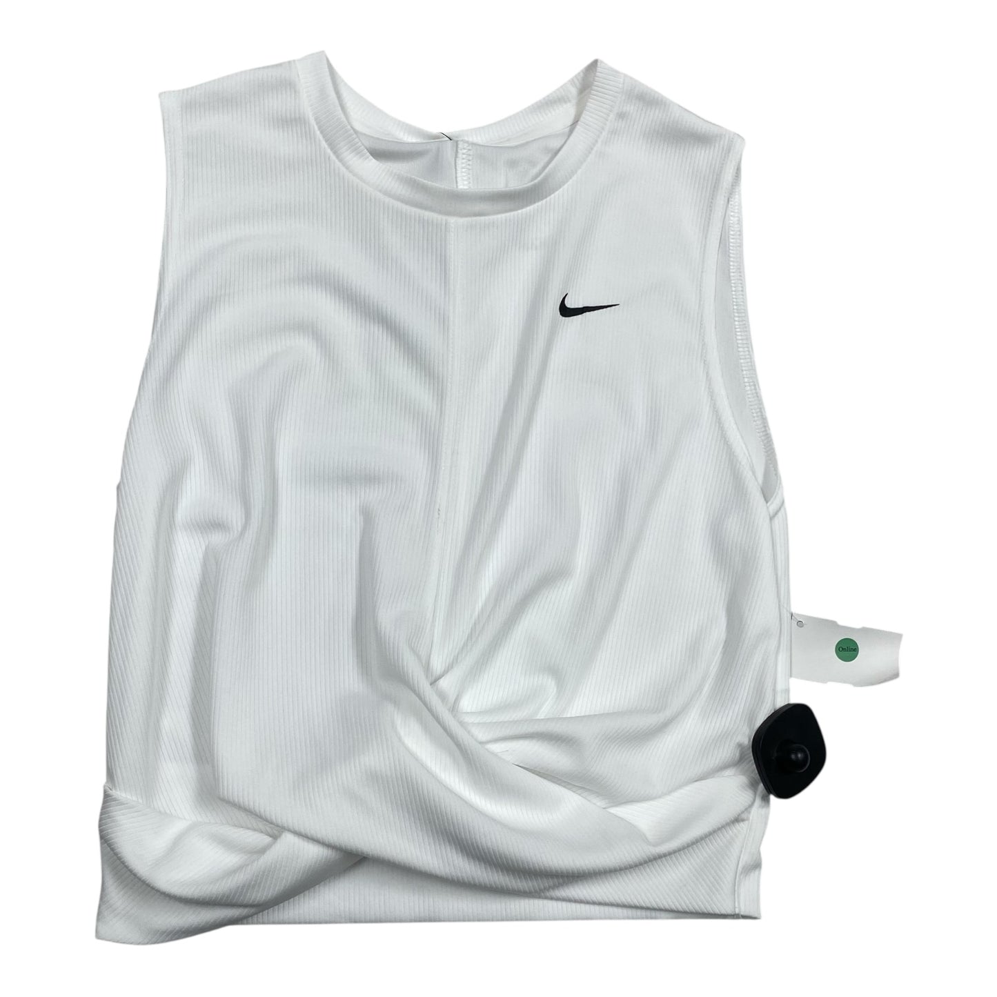 Athletic Tank Top By Nike Apparel In White, Size:M