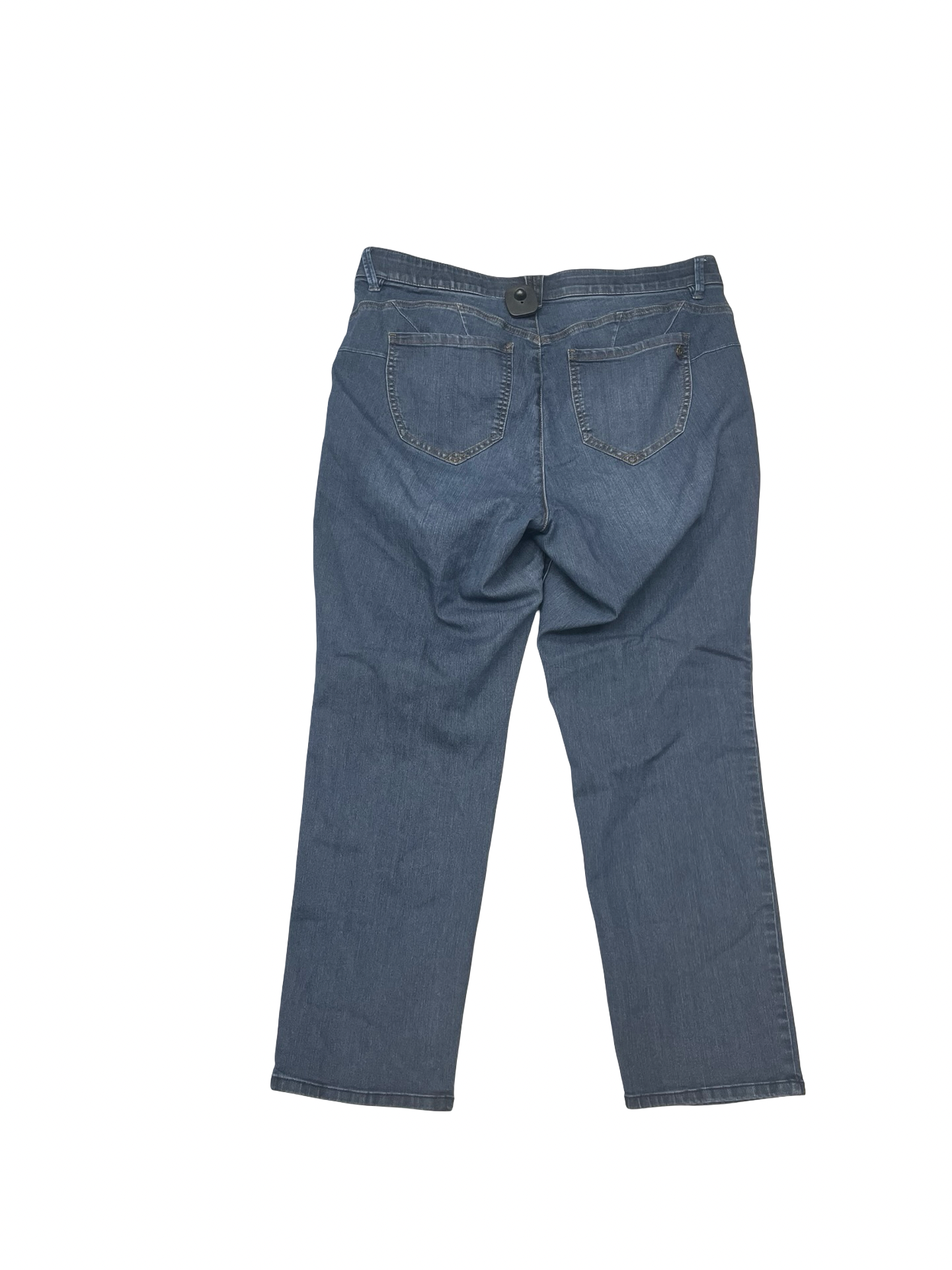 Jeans Straight By Democracy In Blue Denim, Size:18