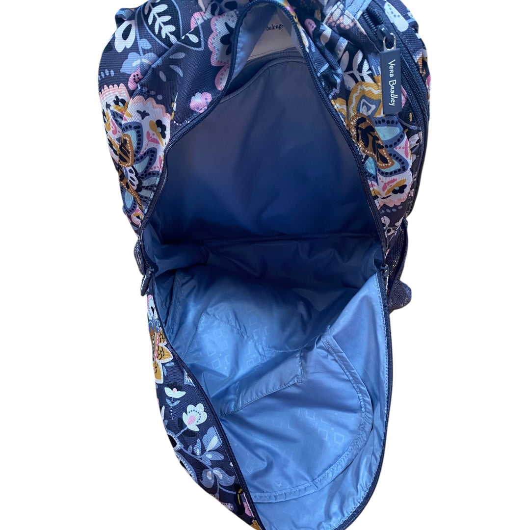 Backpack By Vera Bradley In Floral Print, Size:Large