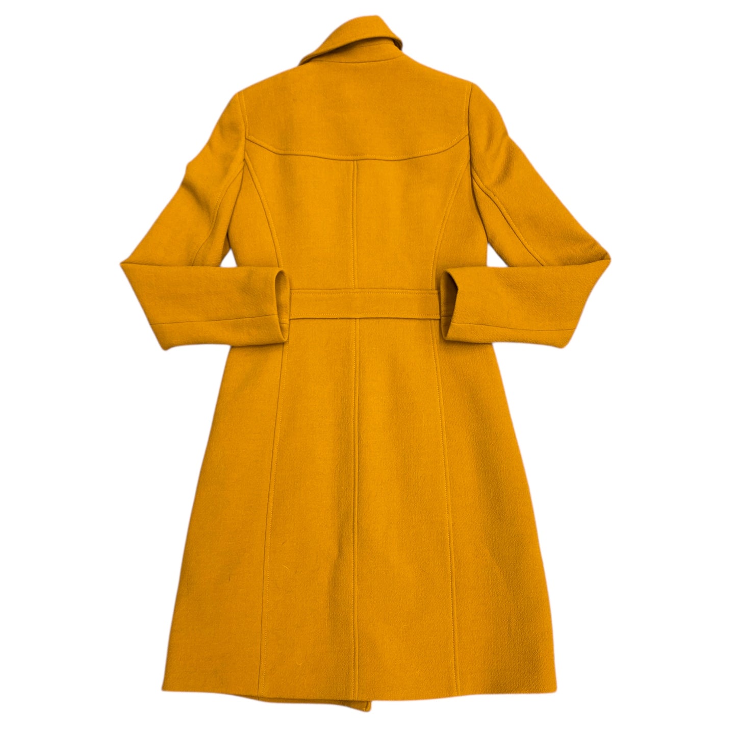 Coat Trench Coat By J. Crew In Mustard Yellow, Size:4