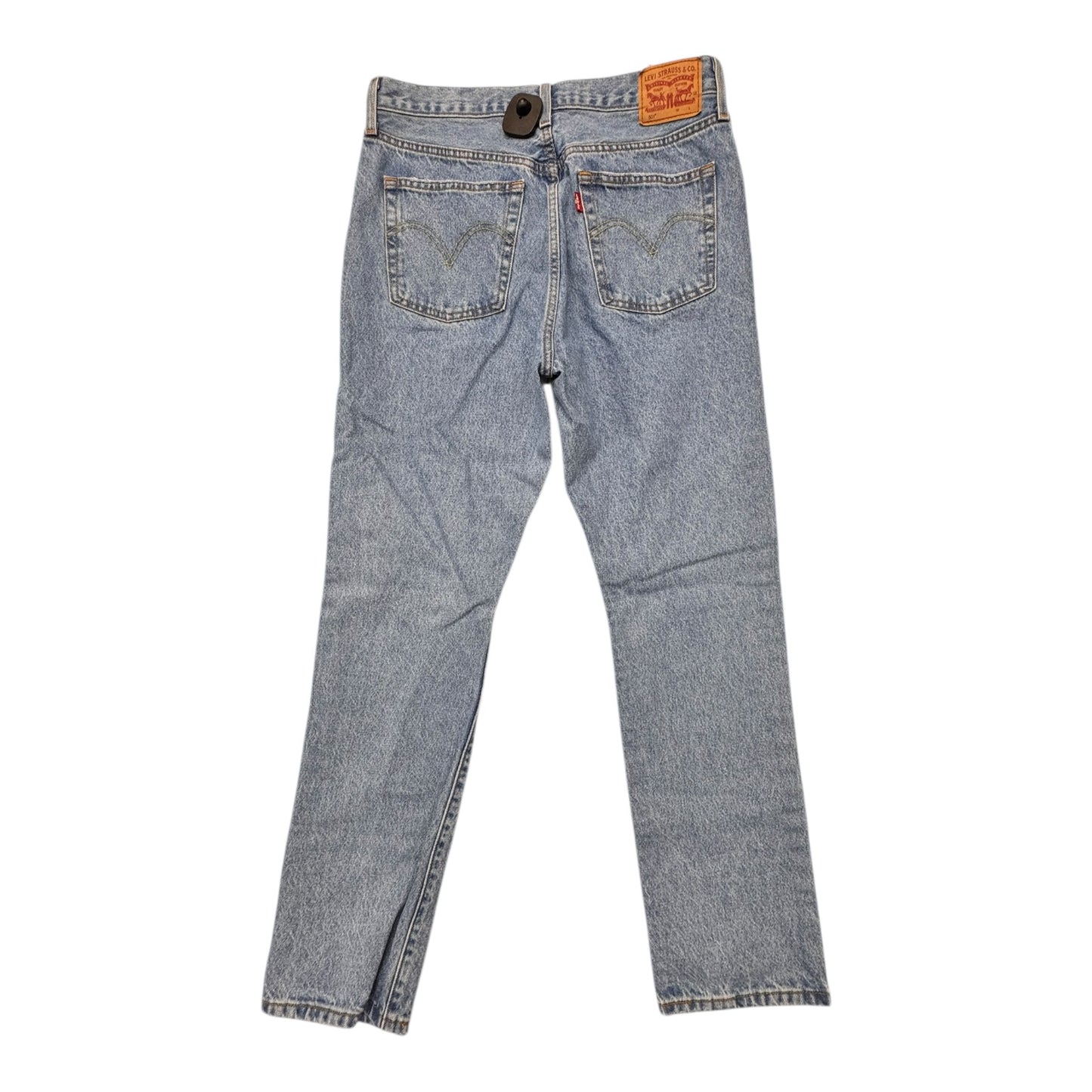 Jeans Straight By Levis In Blue Denim, Size:10