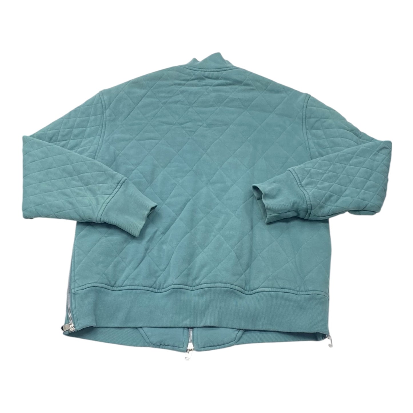 Jacket Puffer & Quilted By Athleta In Teal, Size:L