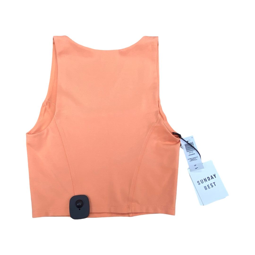 Top Sleeveless By Sunday Best In Orange, Size:S