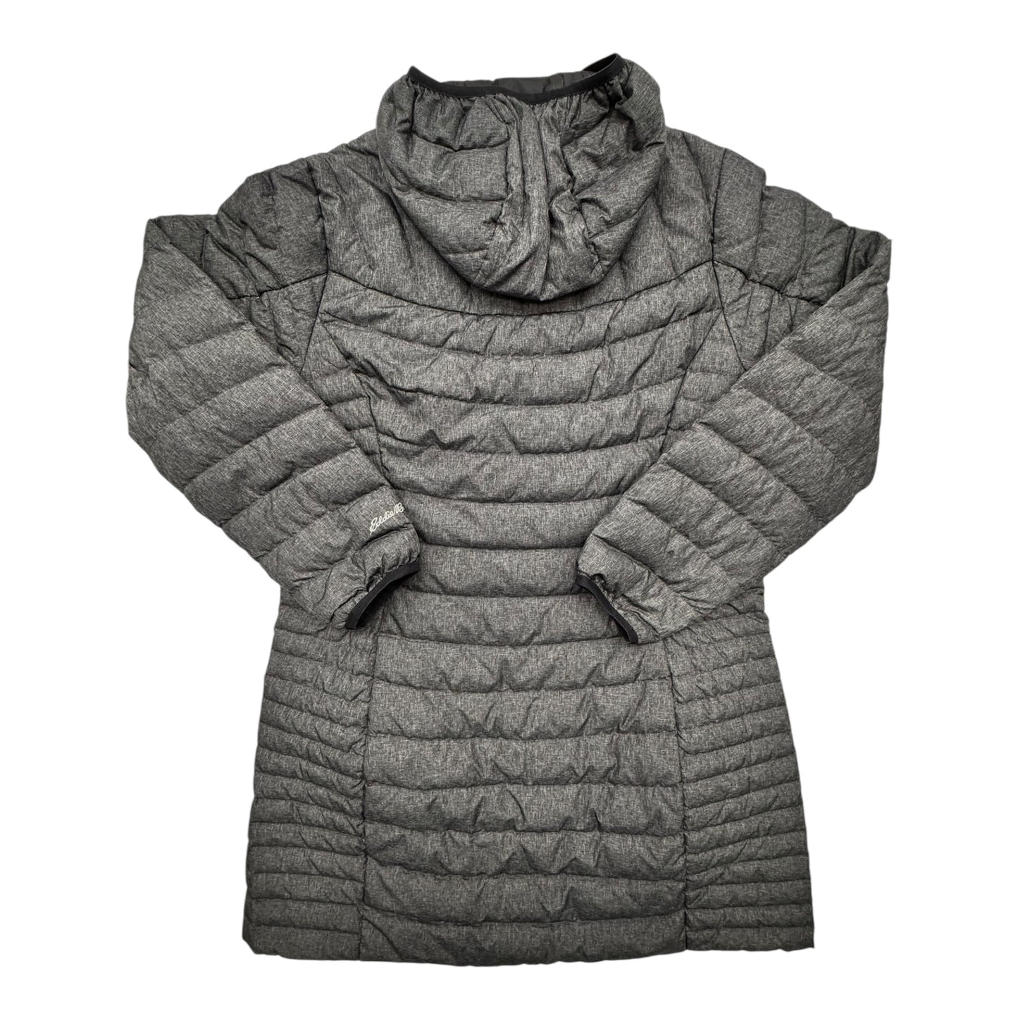 Coat Puffer & Quilted By Eddie Bauer In Grey, Size:L