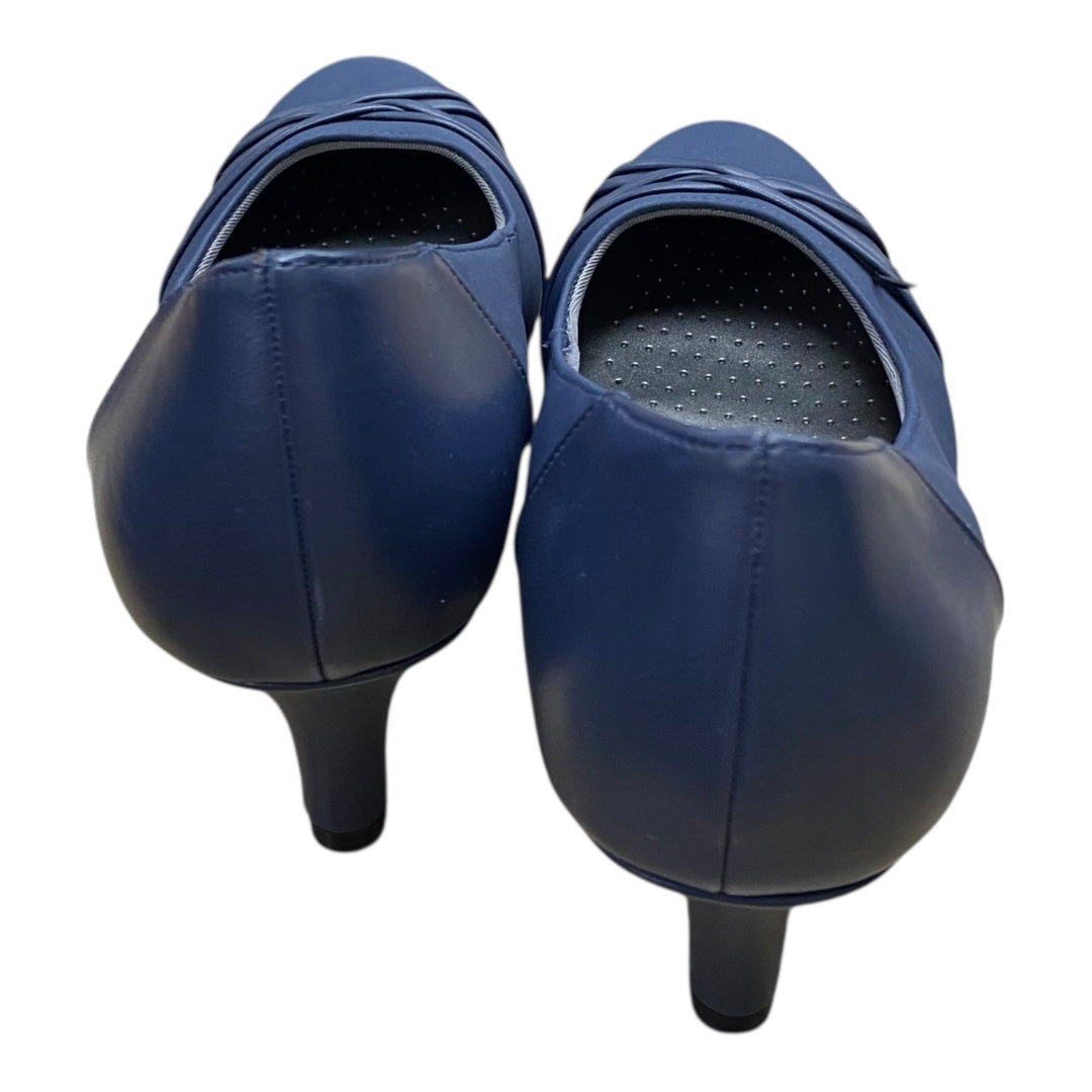 Shoes Heels Kitten By Life Stride In Blue, Size:9.5