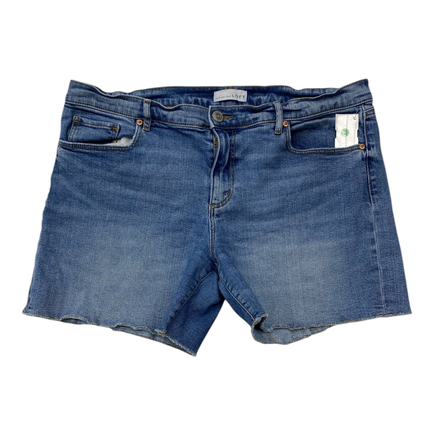 Shorts By Loft In Blue Denim, Size:14