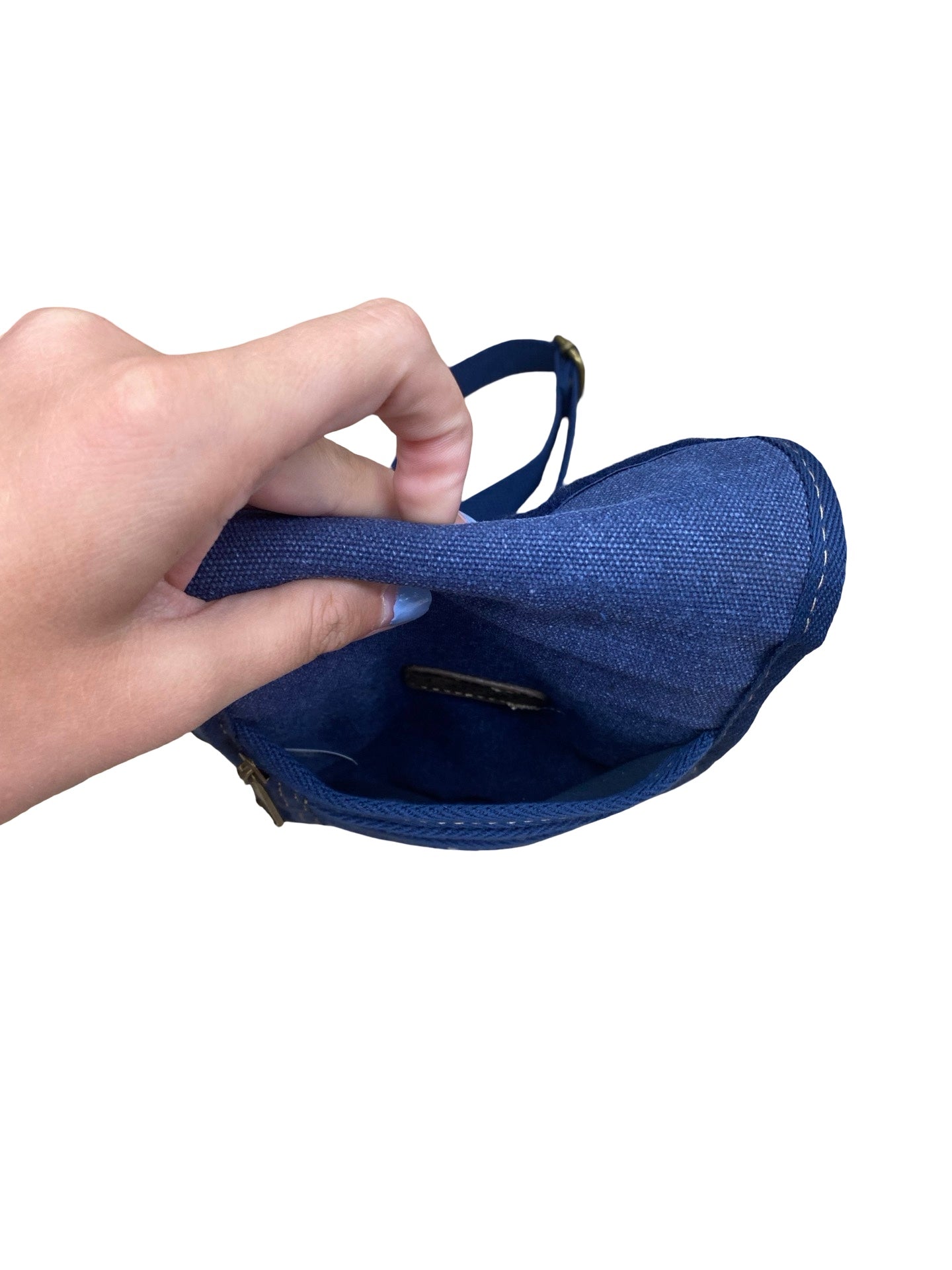 Handbag By Cargoit In Blue Denim, Size:Small