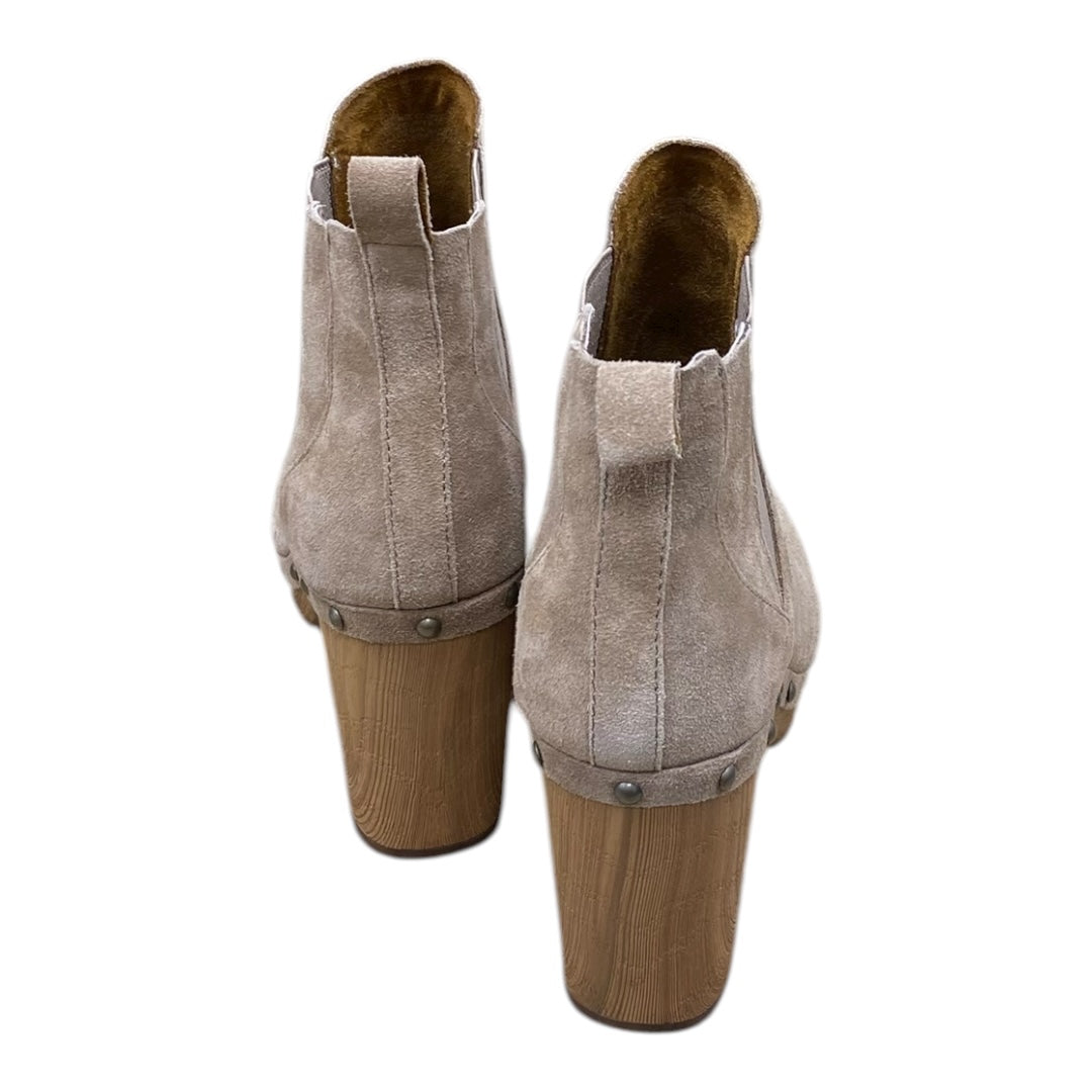 Boots Ankle Heels By Kork Ease In Brown, Size:10