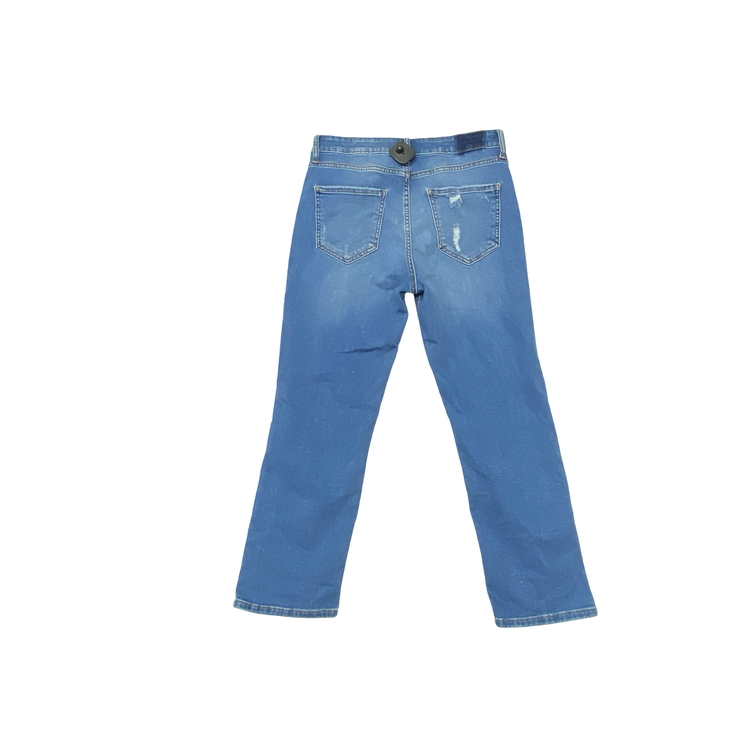 Jeans Straight By Kut In Blue Denim, Size:8