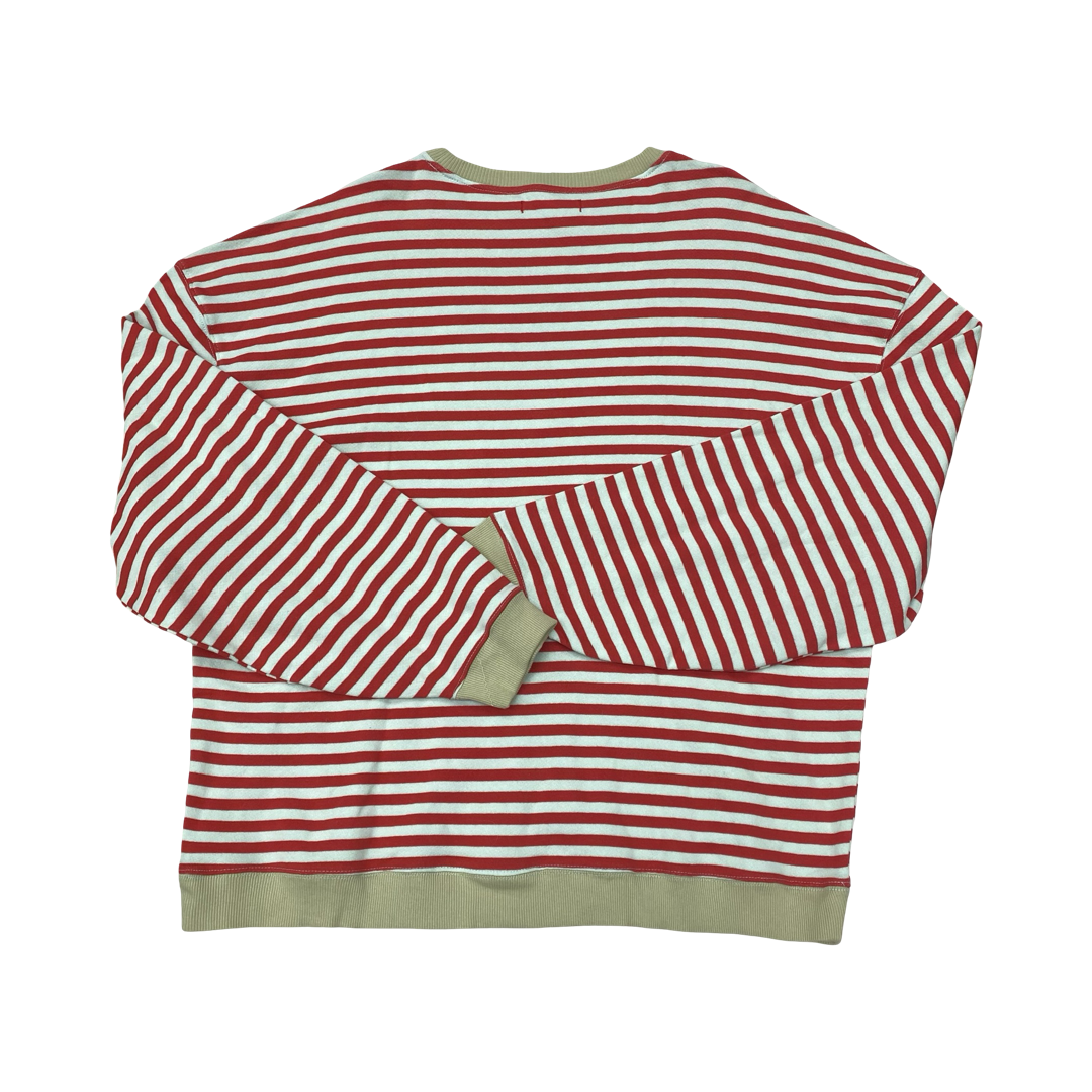 Sweatshirt Crewneck By We The Free In Striped Pattern, Size:L
