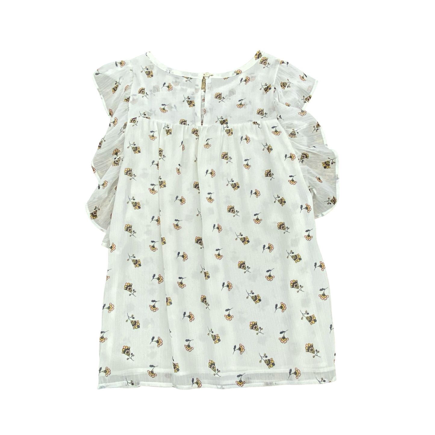 Top Sleeveless By Loft In Floral Print, Size:Xs