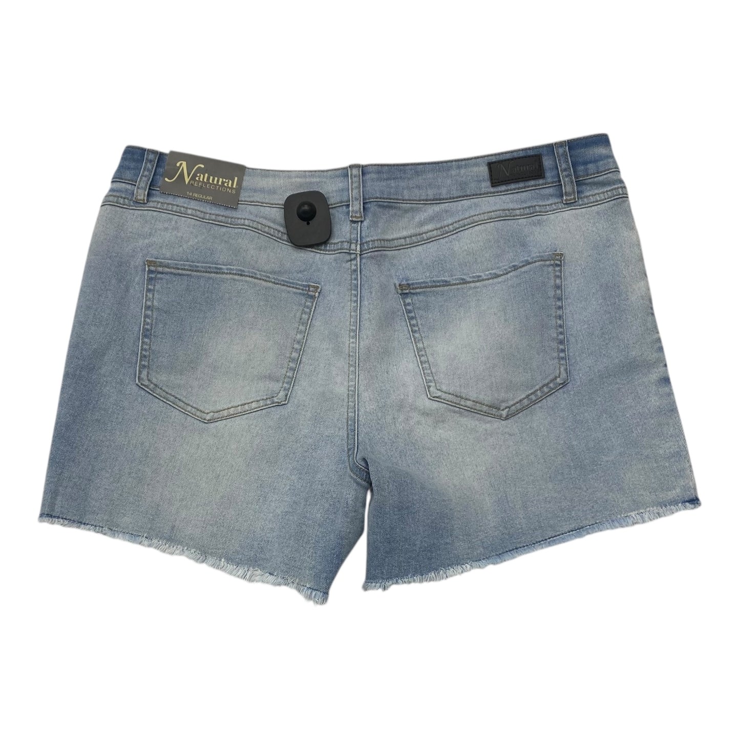 Shorts By Natural Reflections In Blue Denim, Size:14