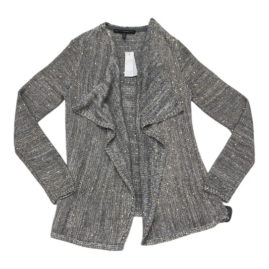 Sweater Cardigan By White House Black Market In Gold & Grey, Size:Xs