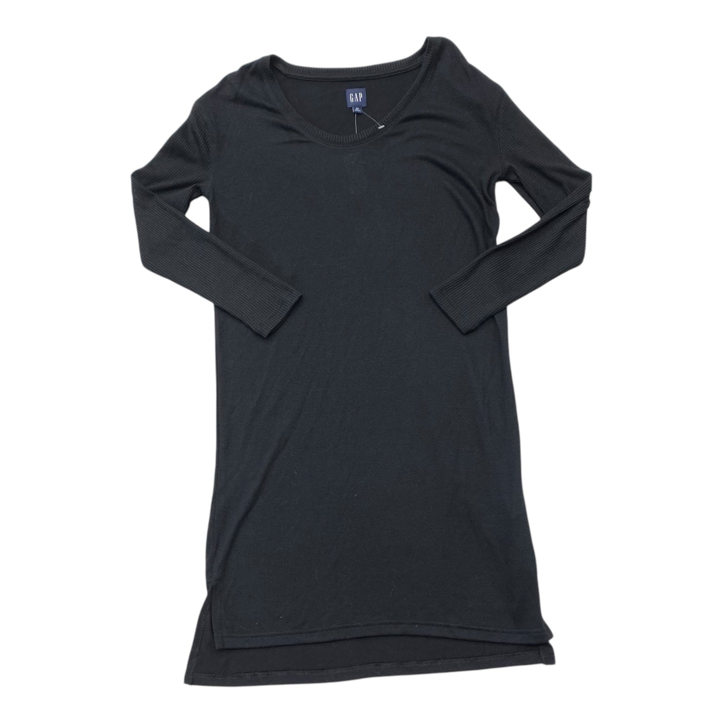 Dress Casual Midi By Gap In Black, Size:Xs