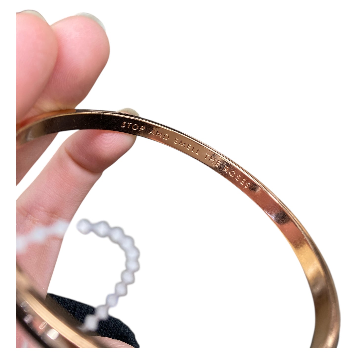 Bracelet Designer By Kate Spade In Rose Gold