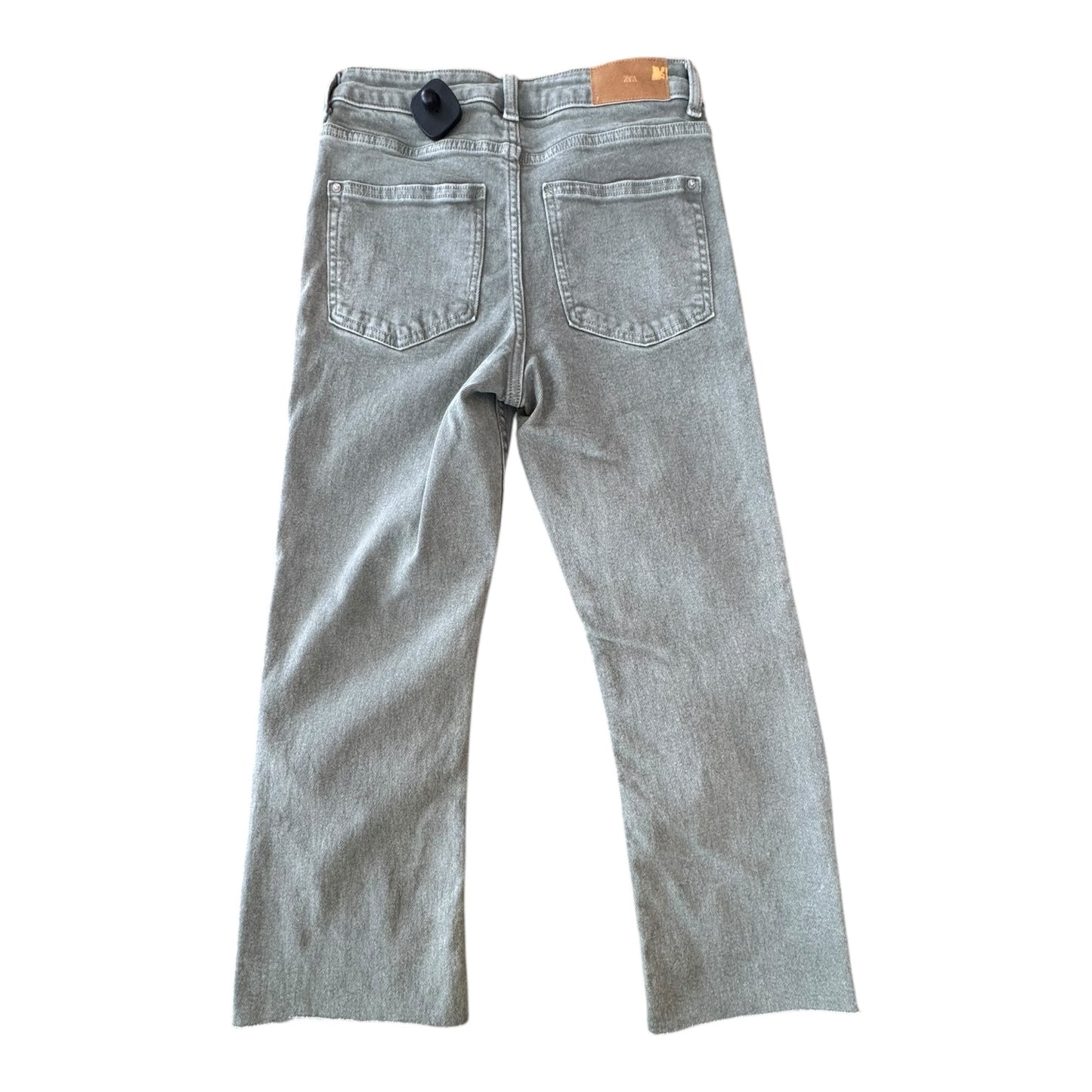 Jeans Straight By Zara In Green, Size:4