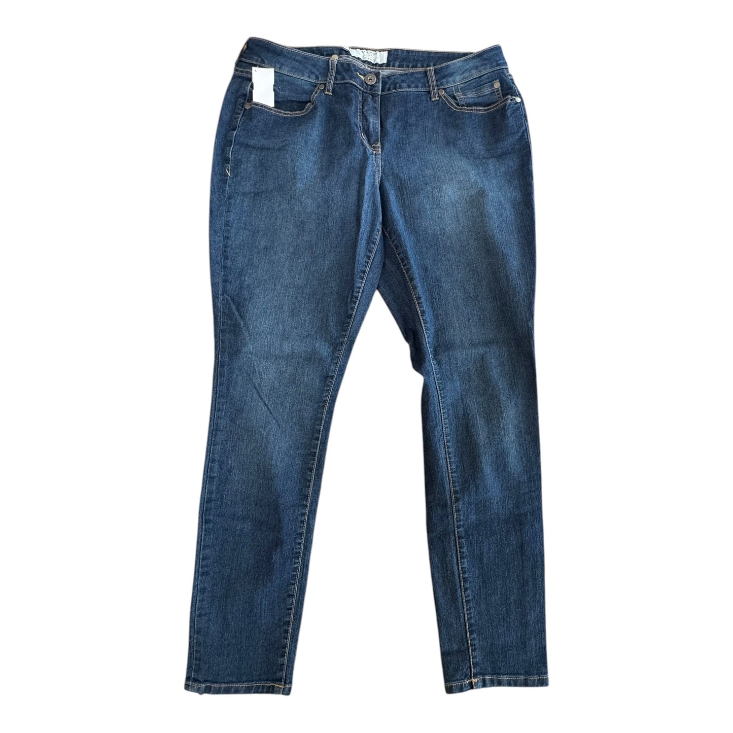 Jeans Straight By Torrid In Blue Denim, Size:14