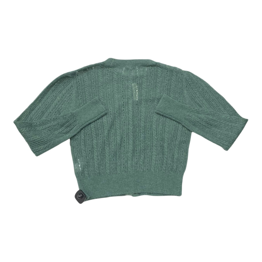 Sweater Cardigan By Madewell In Green, Size:S