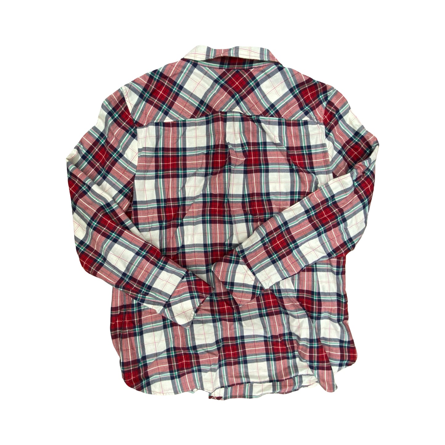 Top Ls By Talbots In Plaid Pattern, Size:L