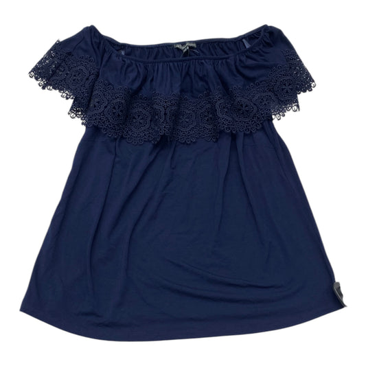 Top Ss By Adrianna Papell In Navy, Size:S