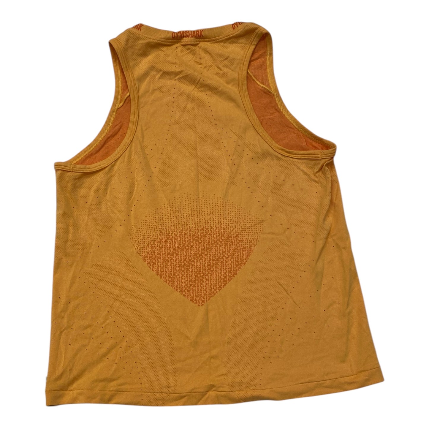 Athletic Tank Top By Gym Shark In Orange, Size:M