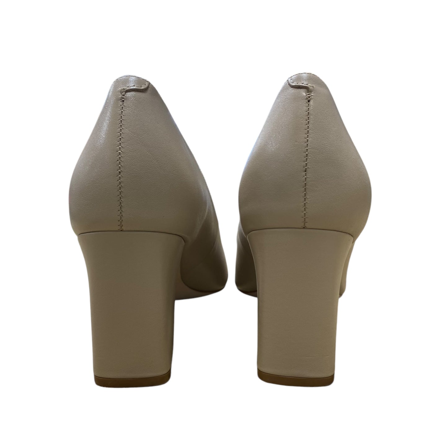 Shoes Heels Block By Marc Fisher In Beige, Size:8