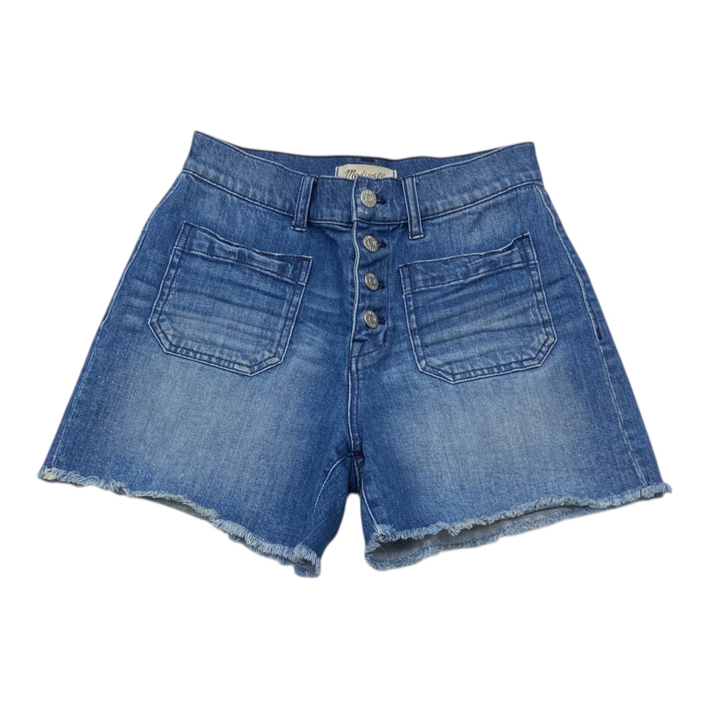 Shorts By Madewell In Blue Denim, Size:2