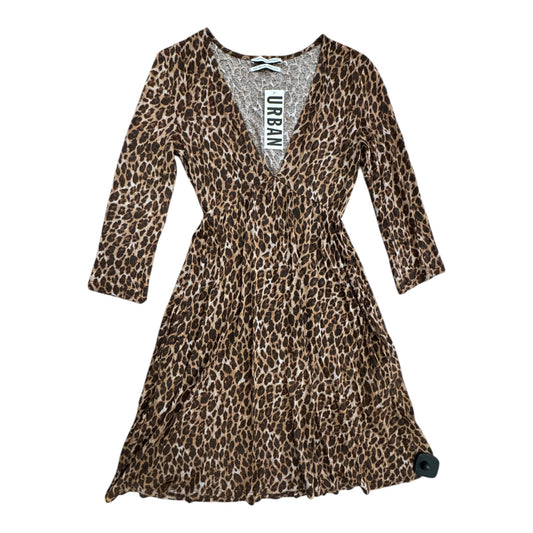 Dress Casual Midi By Urban Outfitters In Animal Print, Size:S