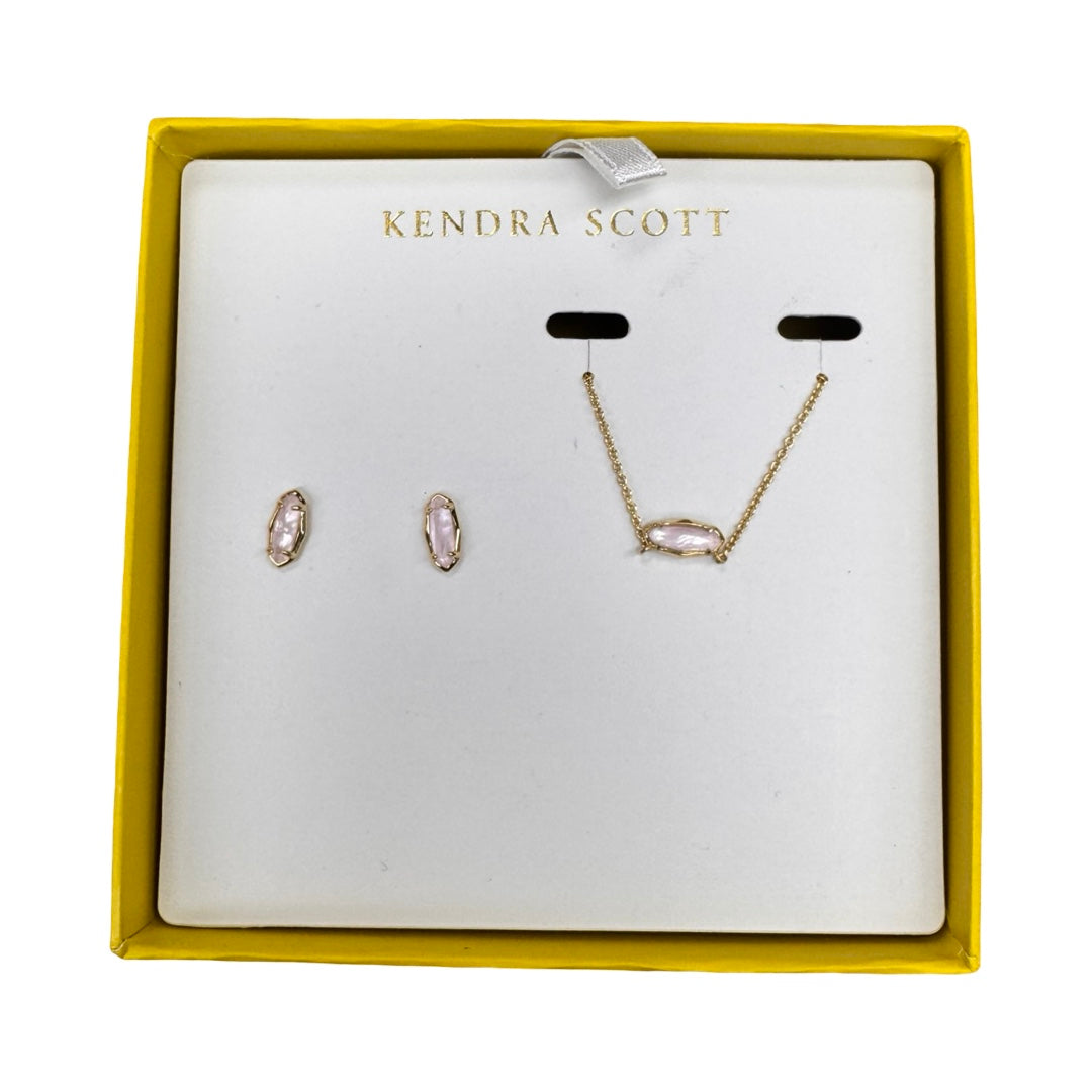 Necklace Set By Kendra Scott In Gold & Pink, Size:02 Piece Set