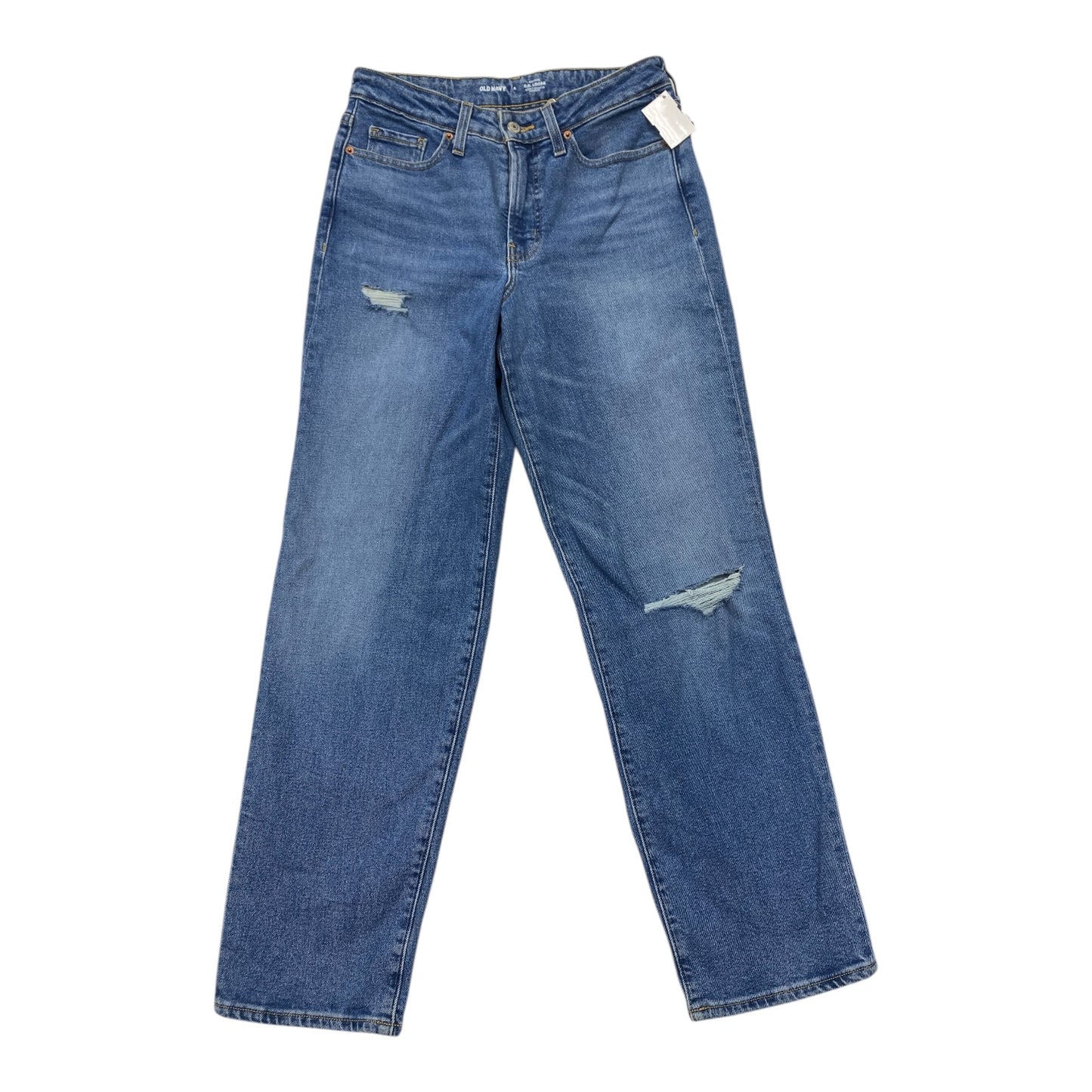 Jeans Straight By Old Navy In Blue Denim, Size:6