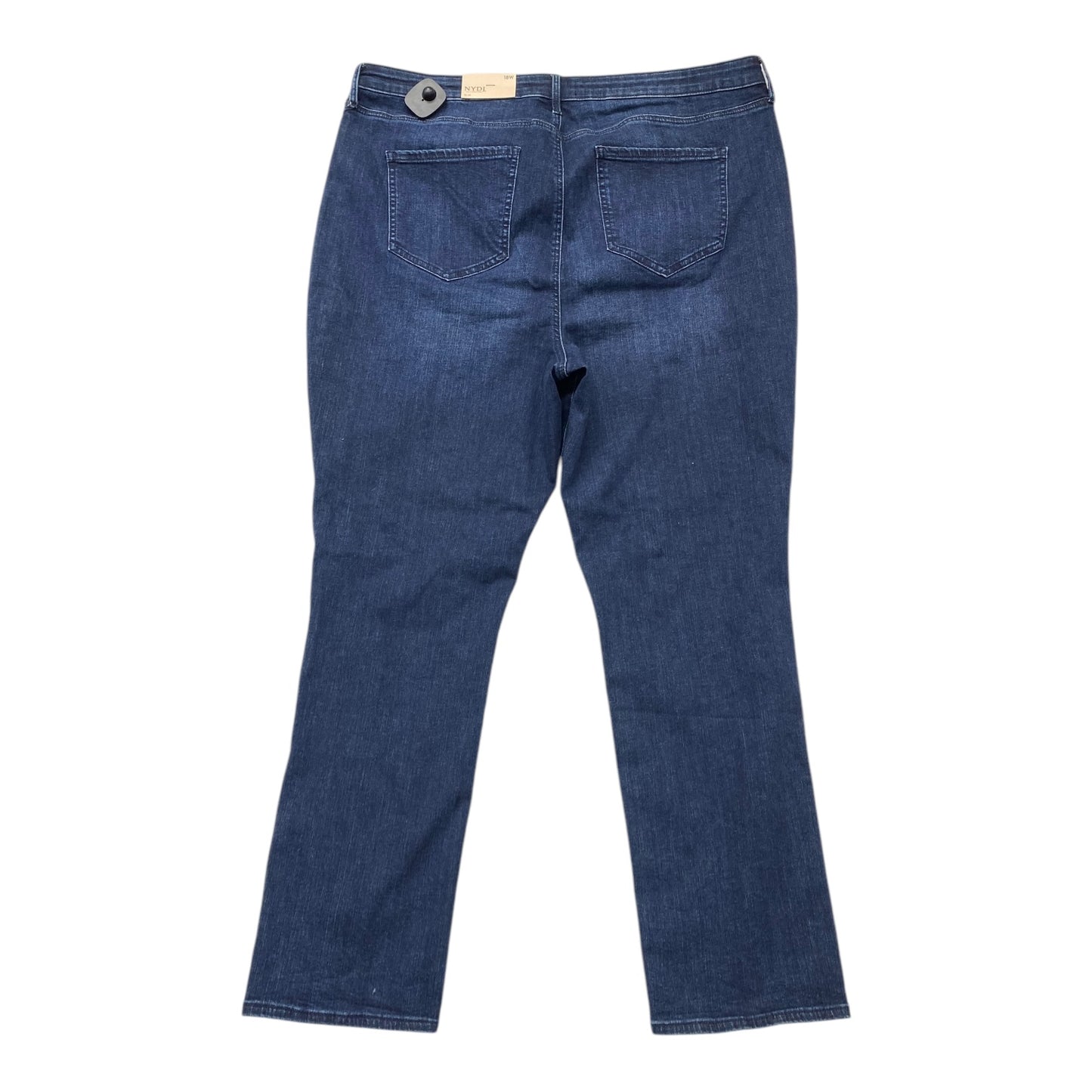 Jeans Boot Cut By Not Your Daughters Jeans In Blue Denim, Size:18
