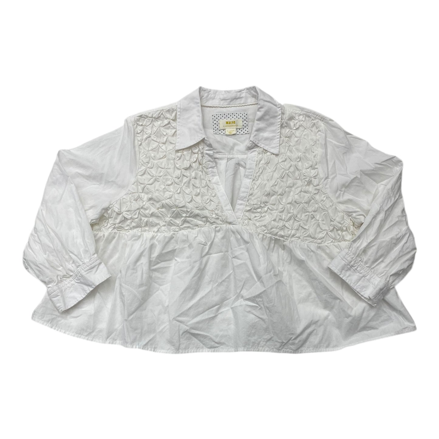 Top Ls By Maeve In White, Size:Xl